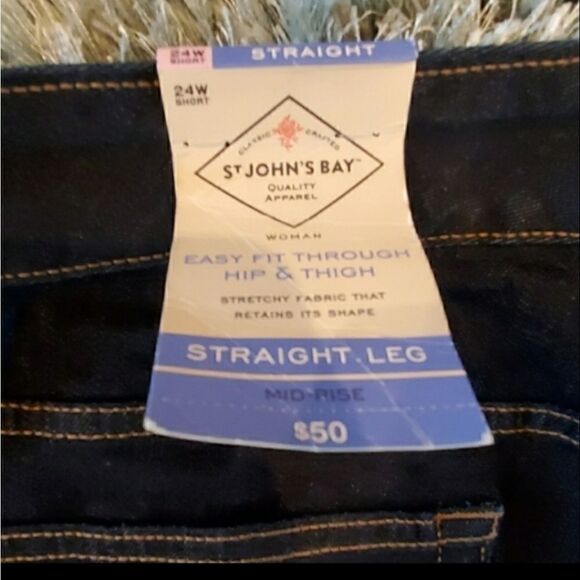 St John's Bay Blue Secretly Slender Jeans - Picture 6 of 7